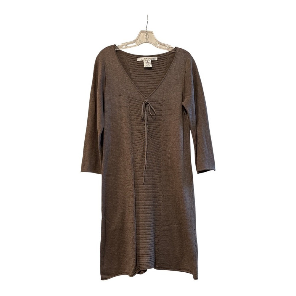 Max Studio Elegant Taupe Knit Dress in size M
